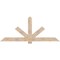 Ekena Millwork Kennewick Smooth Timber Gable Bracket, Douglas Fir, 84"W x 35"H x 1 1/2"D x 5 1/2"F, 10/12 Pitch GBW084X35X0206KEN00SDF - alternate 1